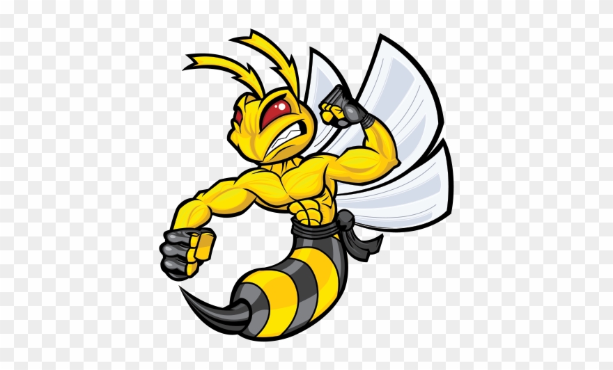 Hornet Clipart Advance - Angry Wasp - Png Download