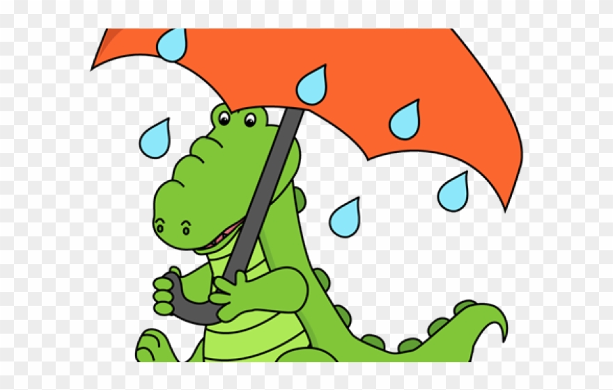 Storm Clipart Cartoon Rain - Advanced Prepositions - Png Download