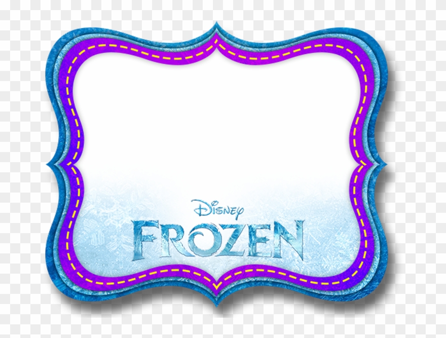 Free Frozen Printable Invitations, Labels Or Cards - Disney Frozen Frame Png Clipart