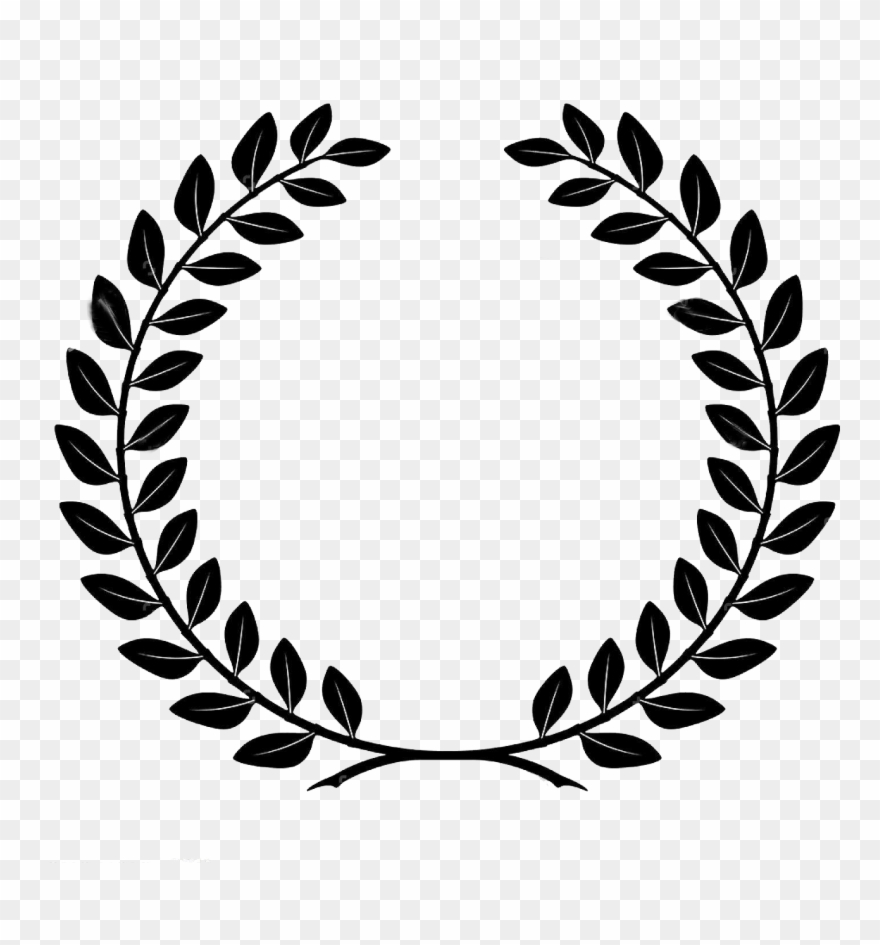 Vector Laurel Bay - Laurel Wreath Black Png Clipart