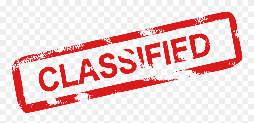 Classified Stamp Clipart