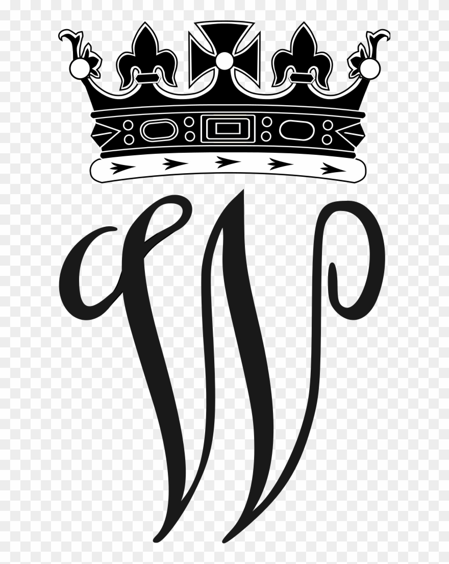 Royal Monogram Of Prince William Of Great Britain - Meghan And Harry Monogram Clipart