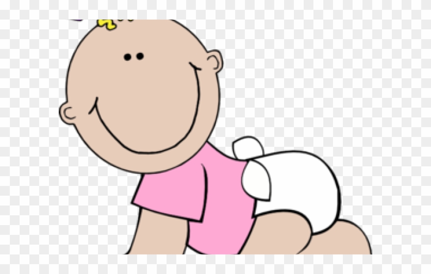 Little Girl Clipart Transparent Background - Cute Baby Clip Art - Png Download
