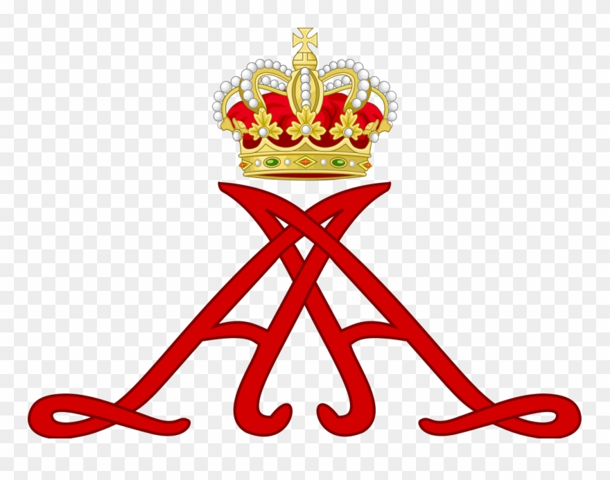 Royal Monogram Of Prince Albert Ii Of Monaco - Royal Monogram Clipart