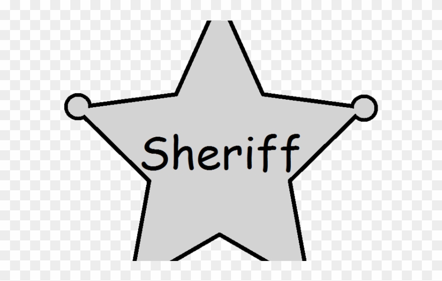 Original - Sheriff Badge Clipart - Png Download