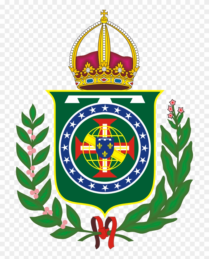 Coa Imperial Prince Of Brazil - Brazilian Empire Coat Of Arms Clipart