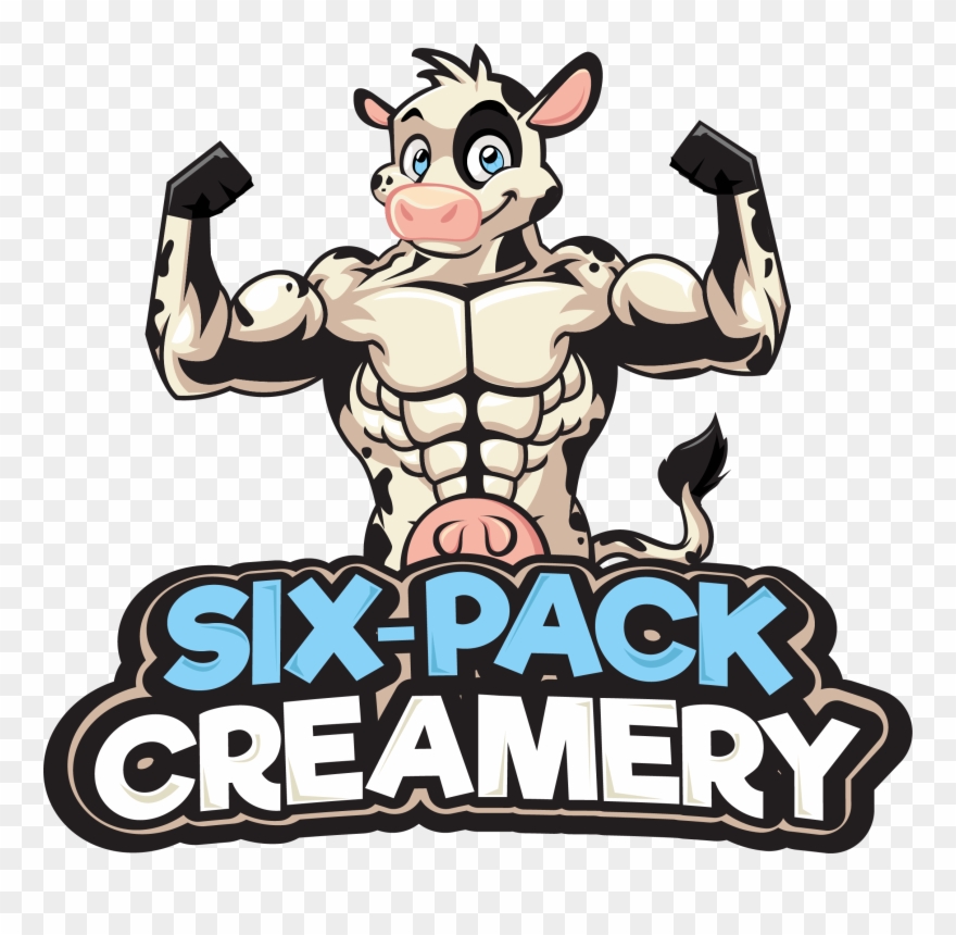 Six Pack Creamery Low Fat Premium Ice - Portable Network Graphics Clipart