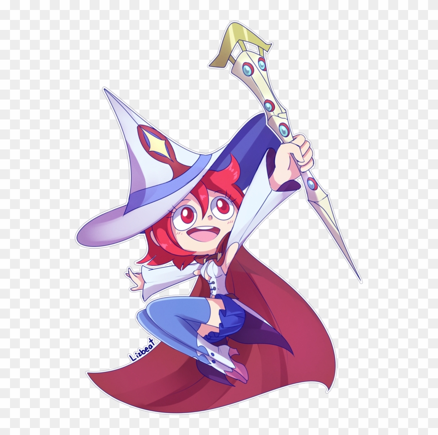 Chariot Drawing Animated Clipart Black And White Download - Little Witch Academia Shiny Chariot Chibi - Png Download