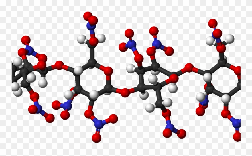 Nitrocellulose2 - 3d Structure Of Nitrocellulose Clipart