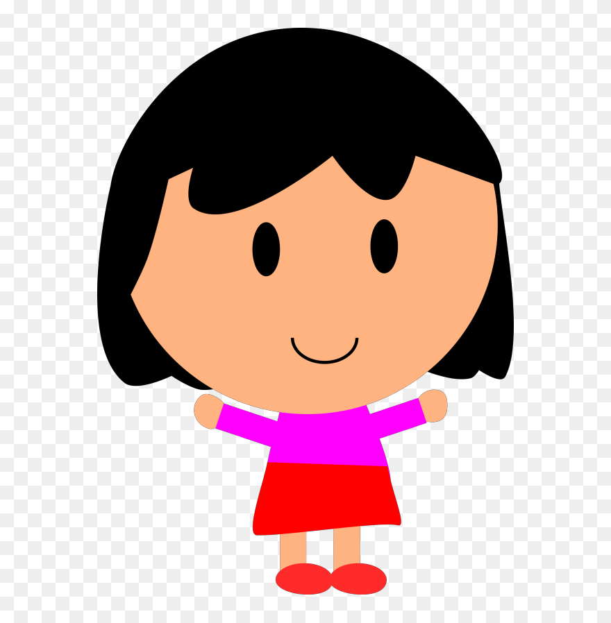 Girl Download Drawing Cartoon Computer Icons - Girl Smiling Clipart - Png Download