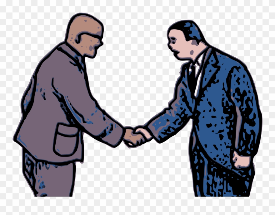 Big Image - Clip Art Shake Hand - Png Download