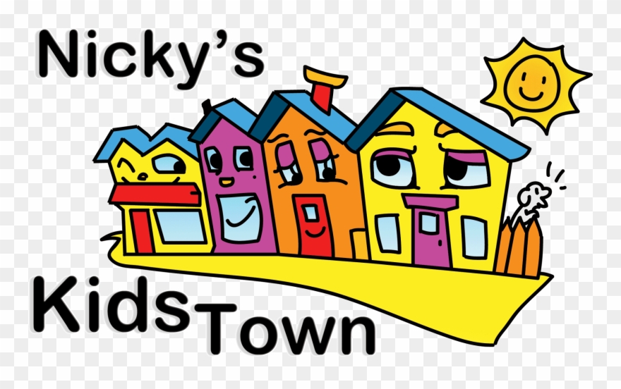 Nicky's Kids Town Clipart