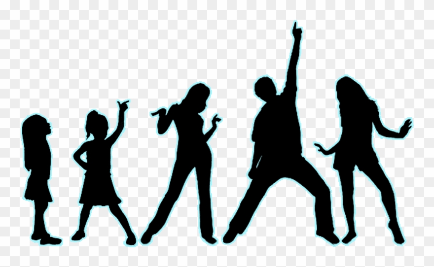 Children Singing At Getdrawings Com Free For - Siluetas A Color De Personas Clipart