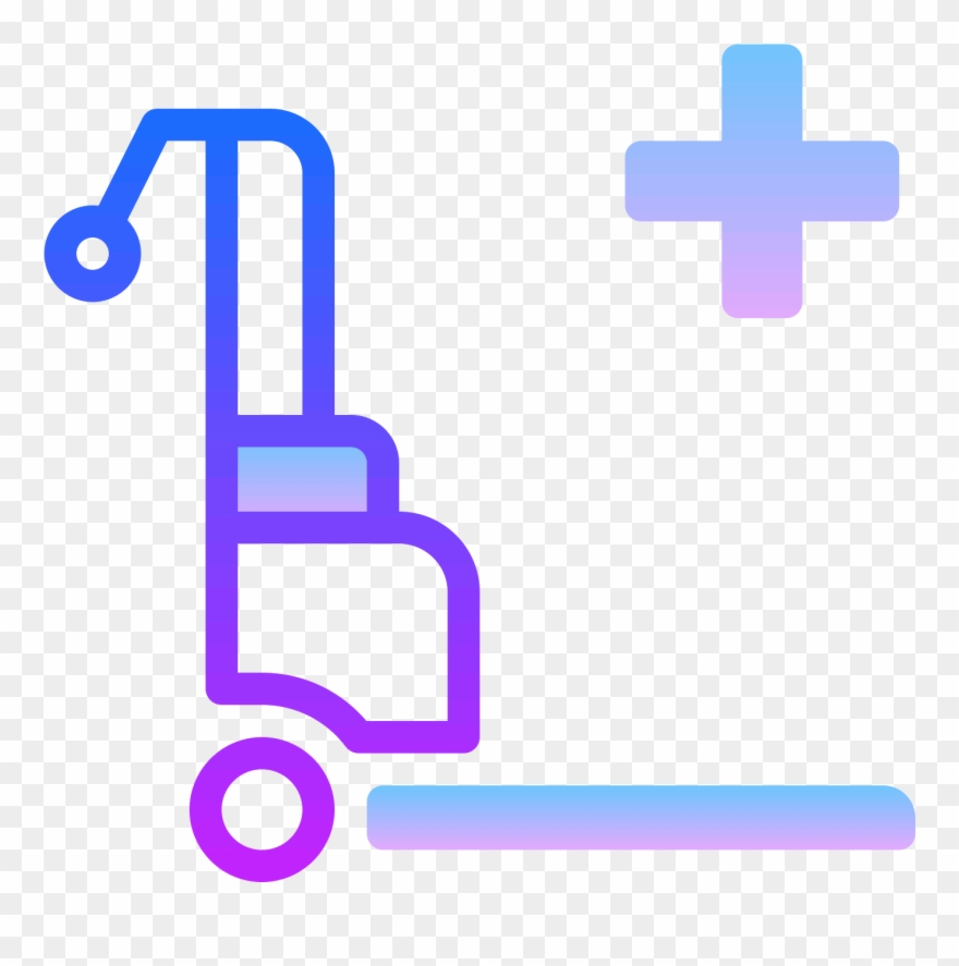 Hospital Bed Mover Icon - Una Clinica Animada Clipart