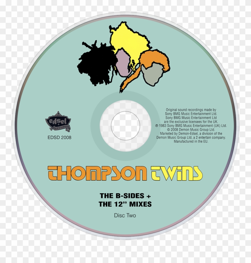 Thompson Twins Quick Step & Side Kick Cd Disc Image - Thompson Twins Clipart