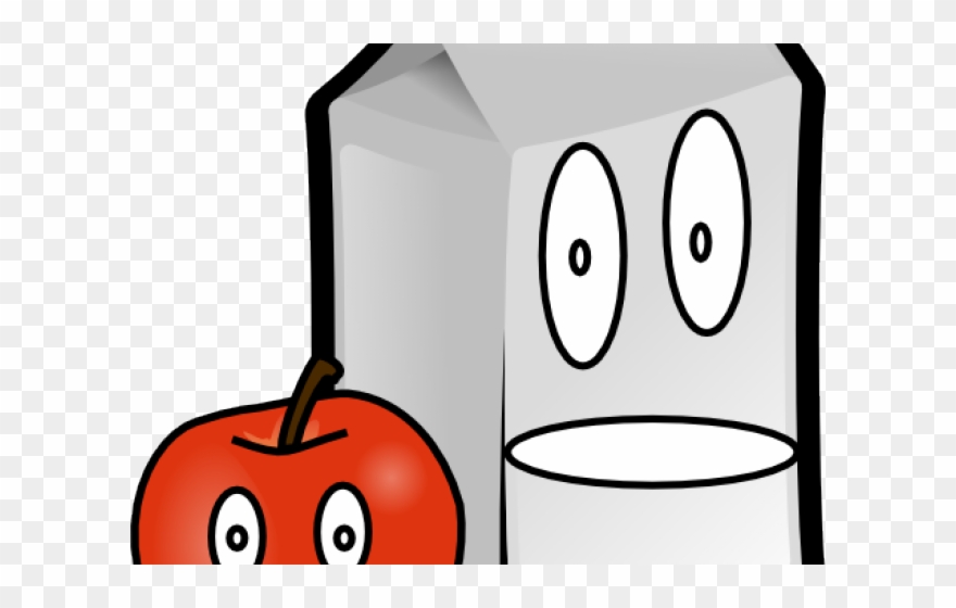 Apple Clipart Milk - Apple Clip Art - Png Download
