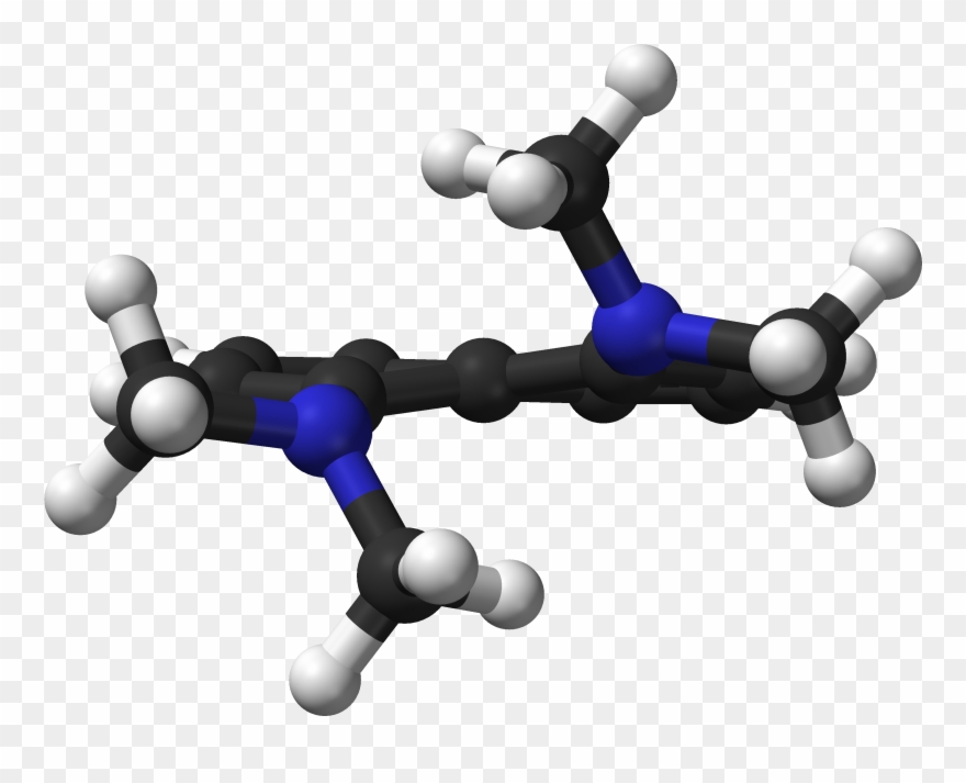 Proton Sponge From Xtal 1999 3d Balls - Wikimedia Commons Clipart