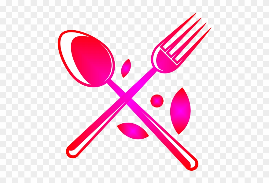 Food Leftovers Take Out Restaurant Lunch And - Red Spoon And Fork Png Clipart