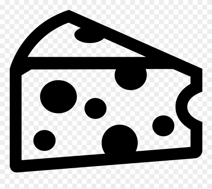 This Is A Picture Of A Block Of Cheese - Cheese Icon Png Clipart