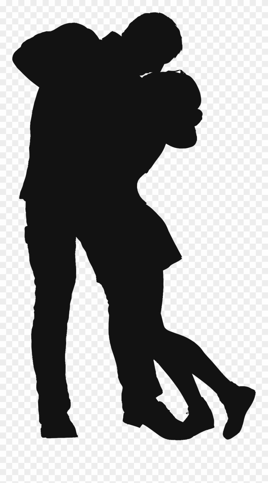 Couple Silhouette Computer Icons Shadow Romance - Amor Romantico En Pareja Clipart