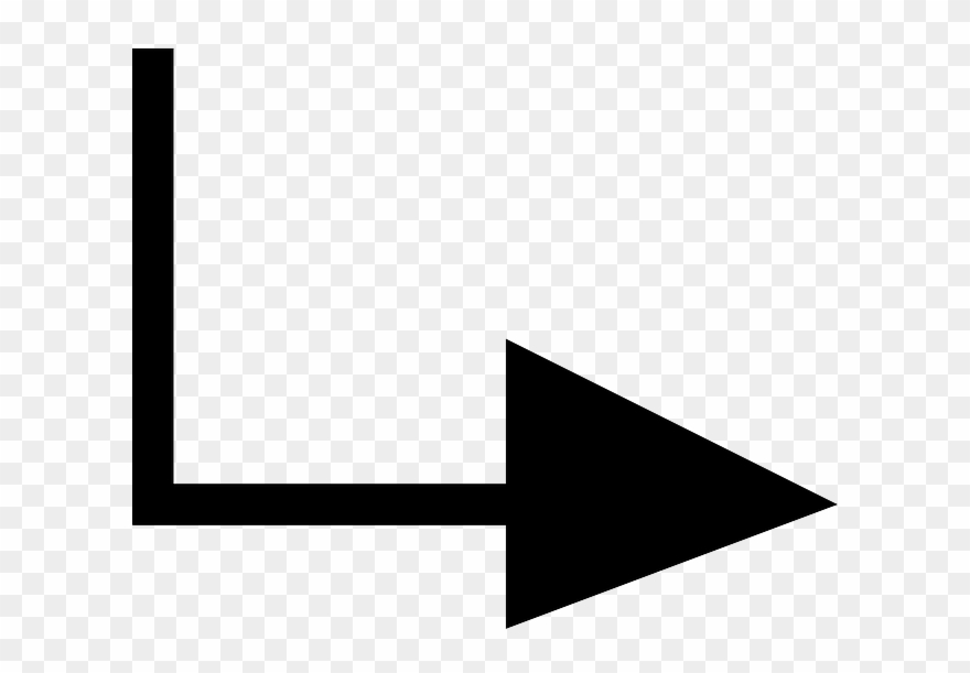 Right, Arrow, Down, Text, Pointing, Arrows, Redirect - Arrow Down And To The Right Clipart