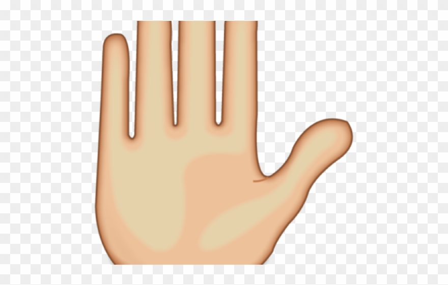 Hand Emoji Clipart Right Hand - Emoji De La Mano - Png Download