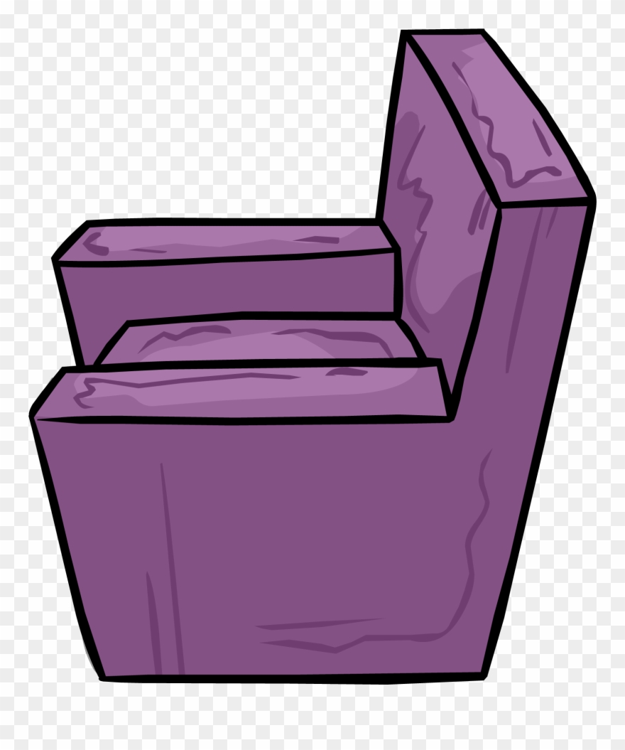Stone Couch Sprite 005 - The Cursed Stone Couch Clipart