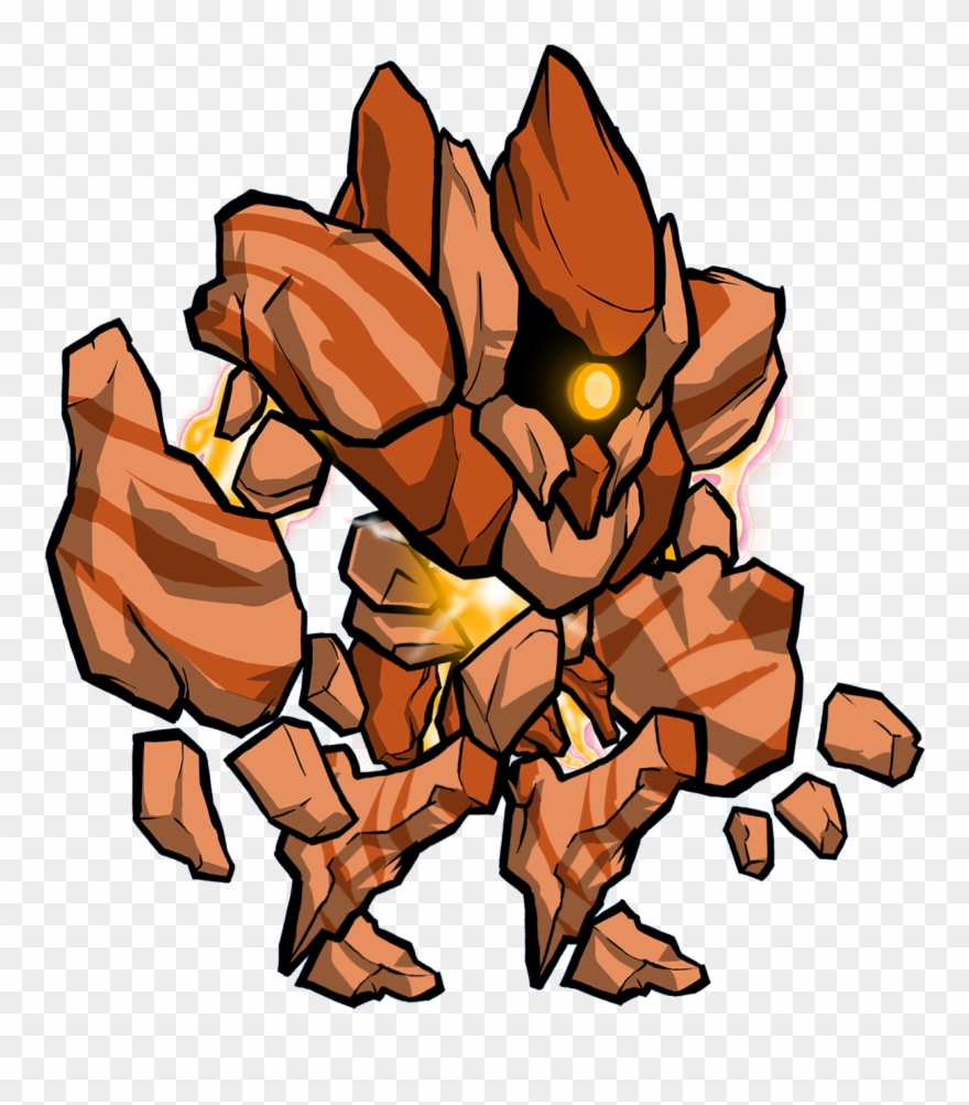 Stone Elemental 4 - Clip Art - Png Download