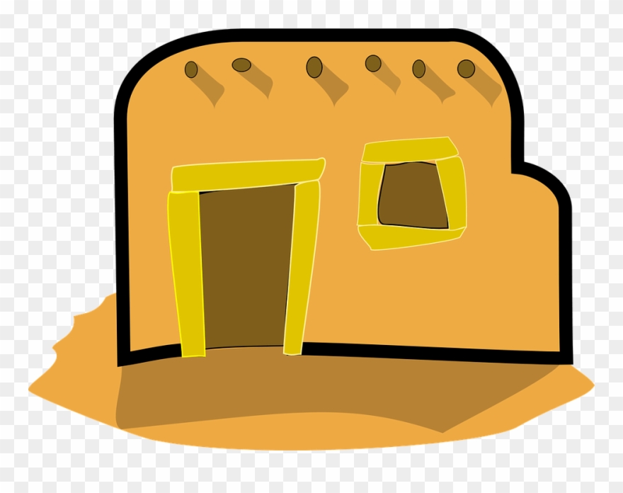 Hut Clipart Stone Houses - Clipart Of Mud Houses - Png Download