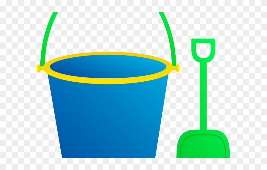 Beach Bucket And Shovel Clipart - Png Download
