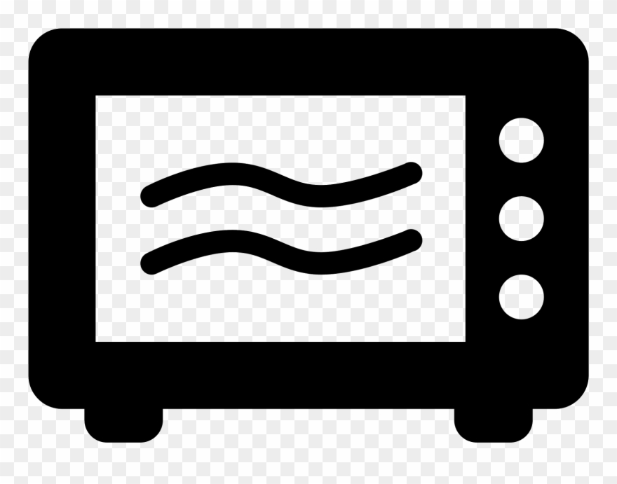 Microwave Filled Icon - Icone Microondas Png Clipart