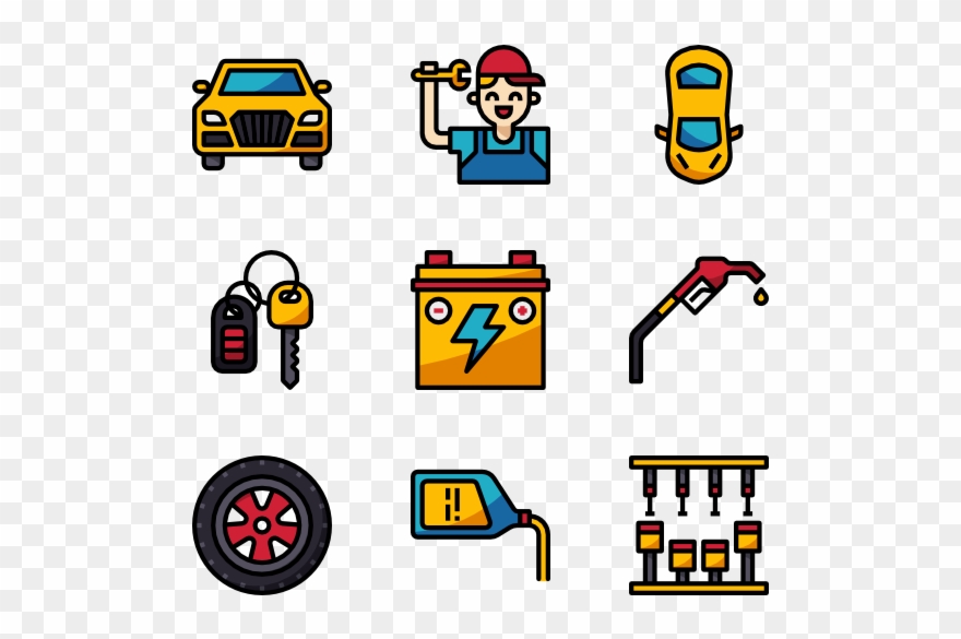 Car 36 Icons View All 3 Icon Packs Of Car Gas Station - Car Clipart