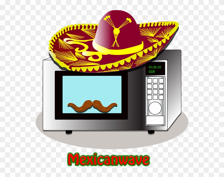 Bleed Area May Not Be Visible - Mexican Wave Pun Clipart