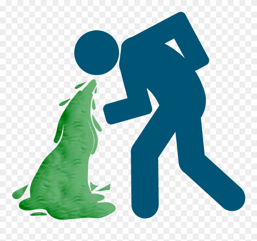 Banner Royalty Free Library Overview On Alcohol Abuse - Nausea Vector Clipart