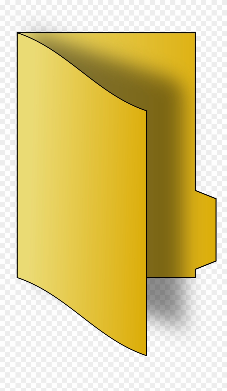 Big Image - Manilla Folder Clipart - Png Download