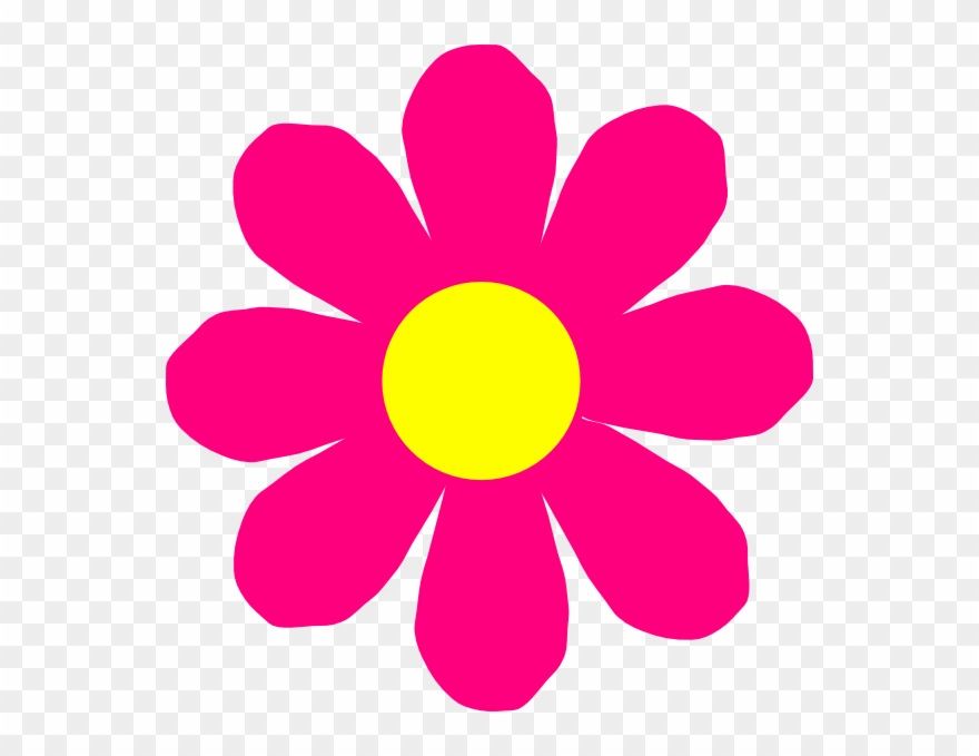 This Free Clip Arts Design Of Pink Flower Hum - Png Download