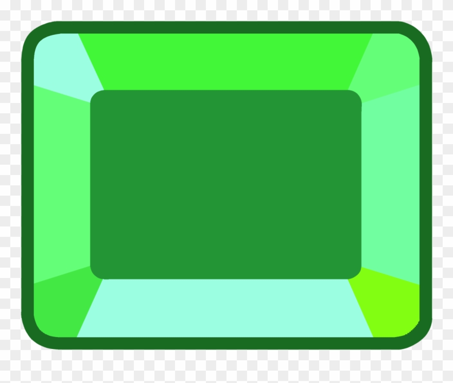 Emerald Clipart Square Gem - Emerald Gem Su - Png Download