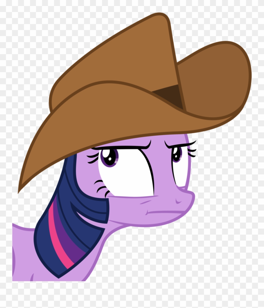 Vector Cowboy Simple - Twilight Sparkle Star Tracker Clipart