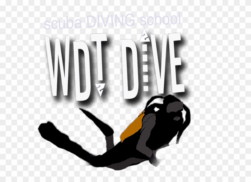 "you Dive Like You Train" - Illustration Clipart