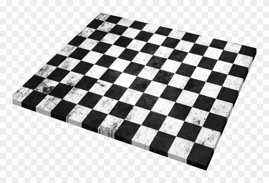Floor Vector Checkered Clip Art - Luxury Chessboard - Wengue And Maple - 19.5 Inches - Png Download