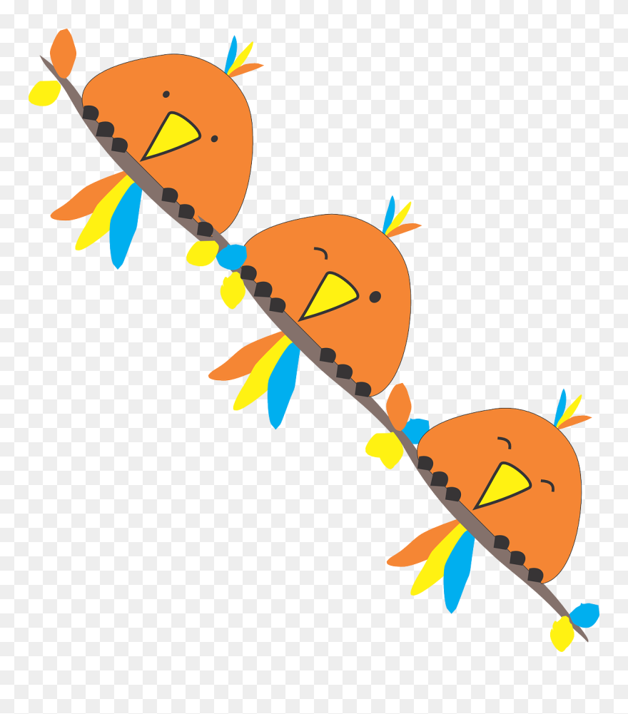 Bird Computer Icons Beak Feather - Line Of Birds Png Clipart