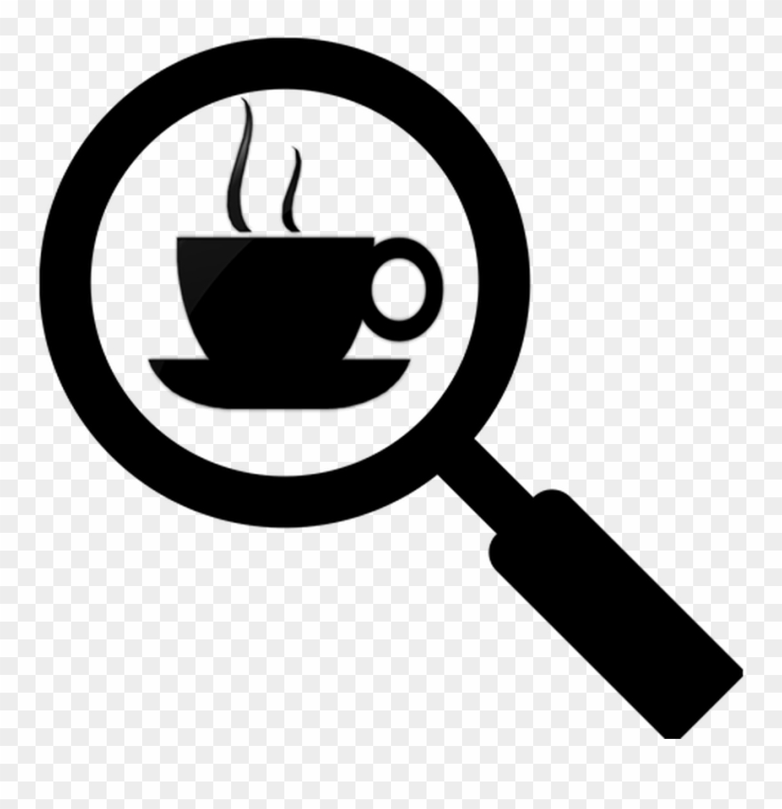 How To Start Your Coffee Business, How To Start Your - Magnifying Glass Icon Blue Clipart