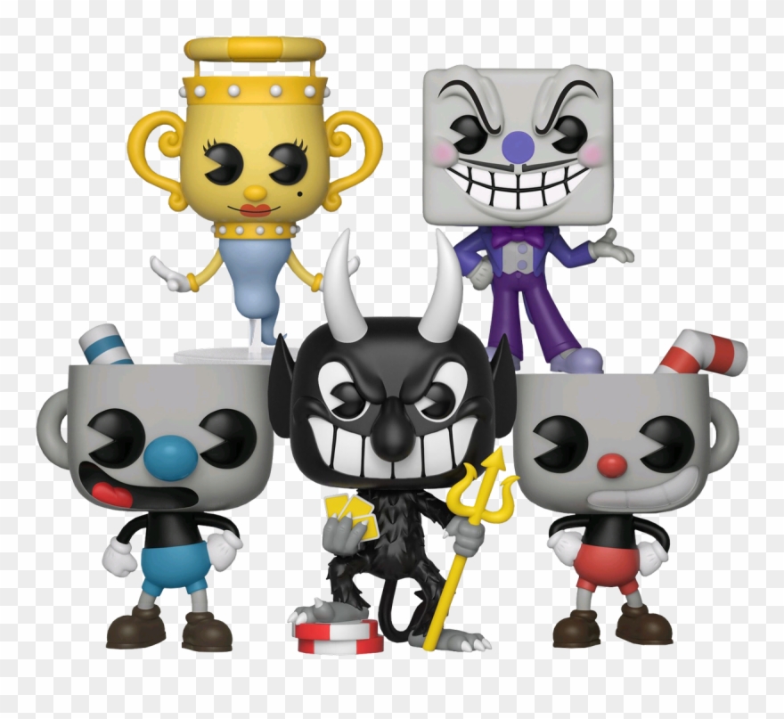 Gonna Start Work On Both The Minigun Bastion Controller - Cuphead Pop! Vinyl Figure Clipart