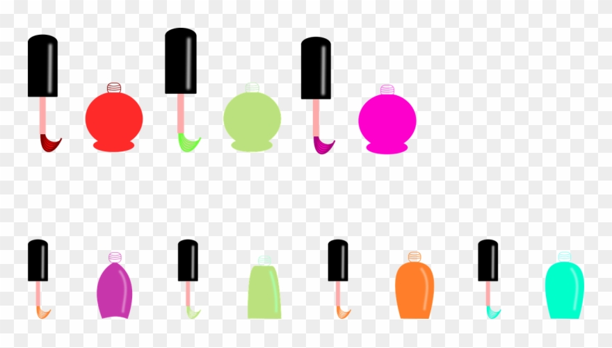 Nail Polish Bottles Png Transparent Nail Polish Bottles - Esmalte Png Desenho Clipart
