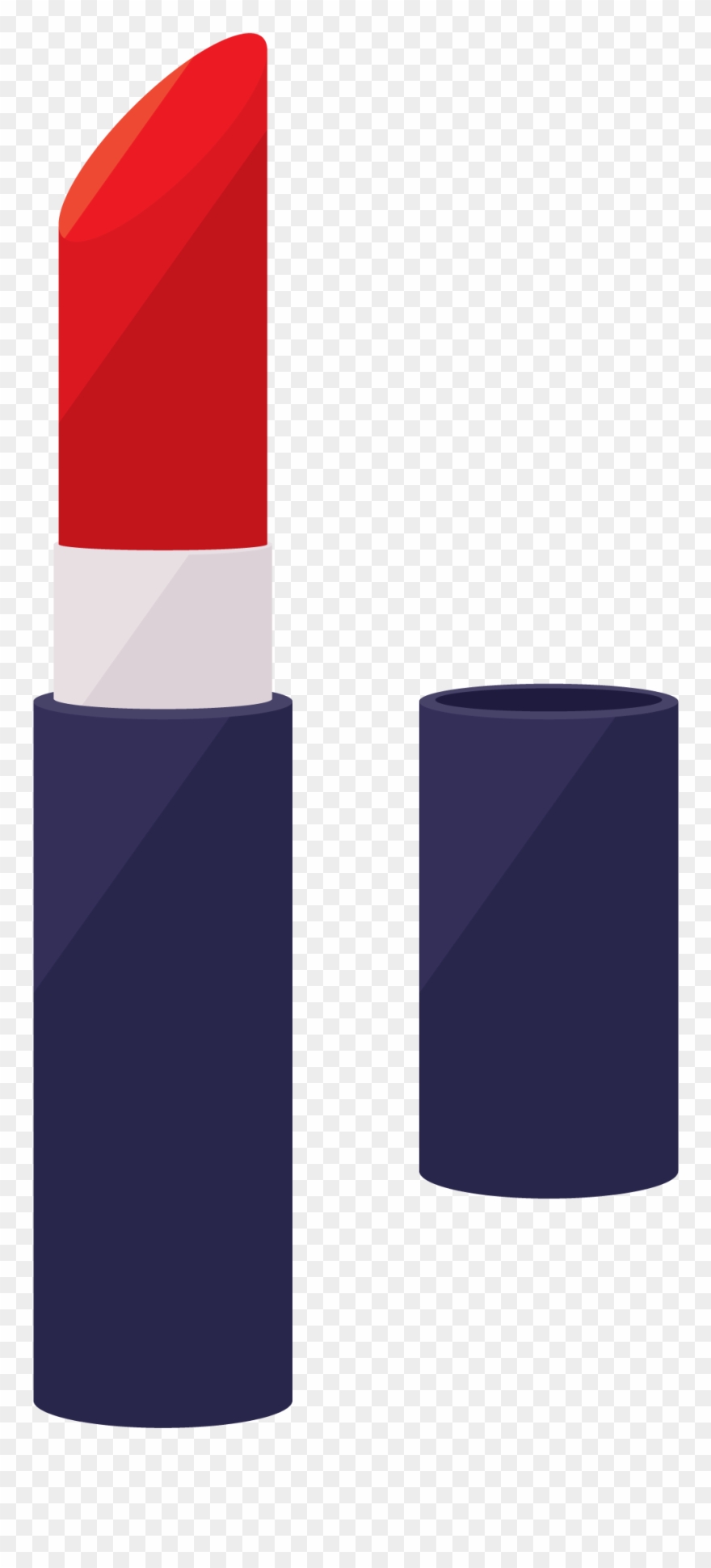 Lipstick Clipart Purple Lipstick - Lipstick Illustrator - Png Download