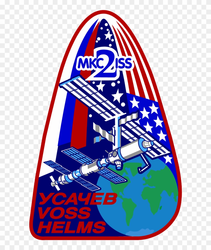 Iss Expedition 2 Mission Patch - Expedition 2 Clipart