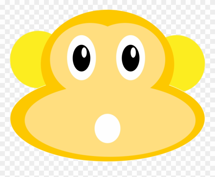 Smiley Snout Face Monkey Cheek - Face Clipart