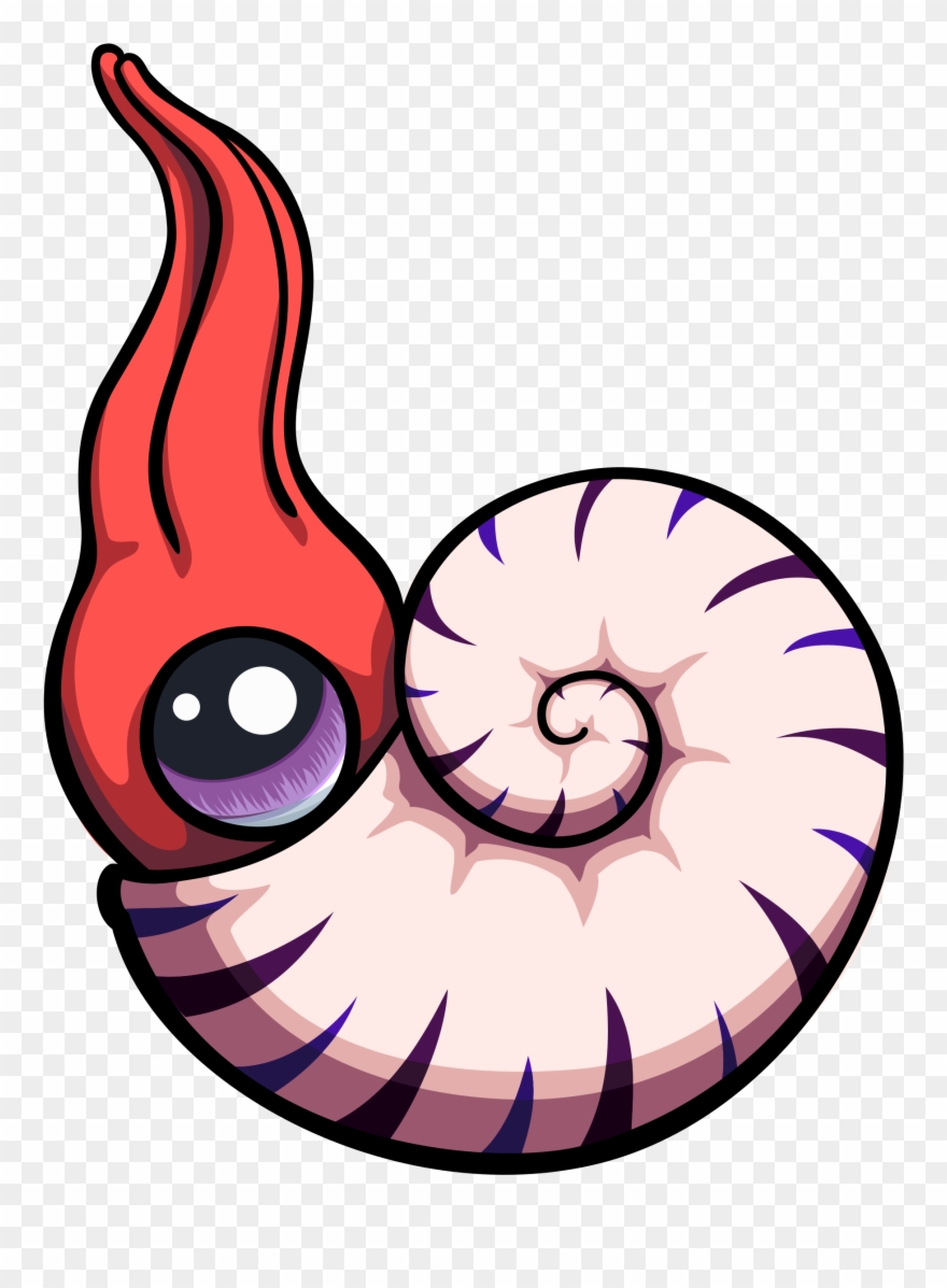 Big Image - Ammonite Cartoon Clipart