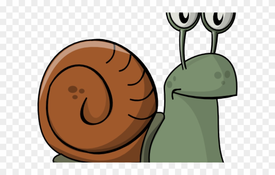 Mollusc Clipart Mouth - Slowly Clipart - Png Download