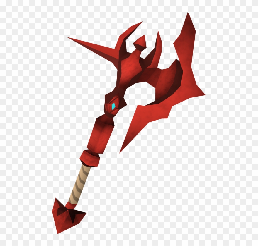 Weapon Clip Dragon Vector Stock - Runescape Axe - Png Download